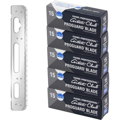 Feather shavette scheermesjes Professional Blades PG-15 Proguard (feather safety razor company)
