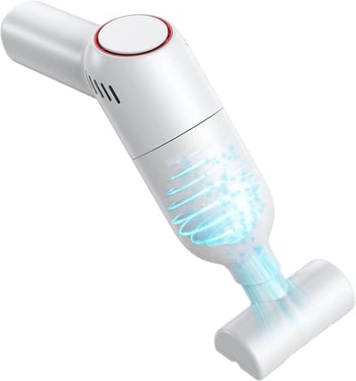 Handstofzuiger - Draadloze stofzuiger - Snel opruimen - Lichtgewicht ontwerp - 08 kg - Wit