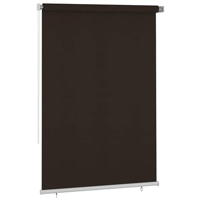 vidaXL Rolgordijn voor buiten 165(B)x230(H) cm HDPE bruin