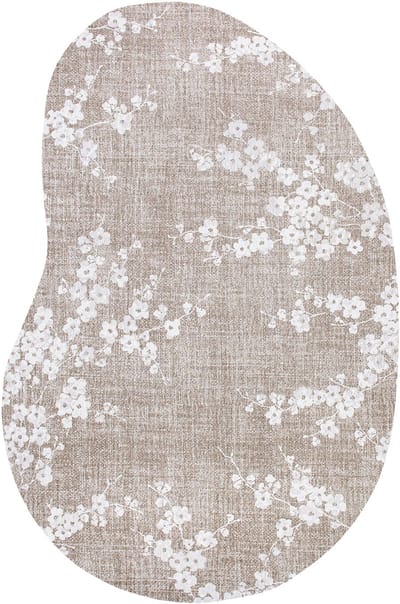 Wasbaar Binnen & Buiten Vloerkleed - 170 x 235 cm - Louis De Poortere Sakura Morning Mist - Laagpolig Tapijt - Gerecycled PET - Made in Belgium - Circulair