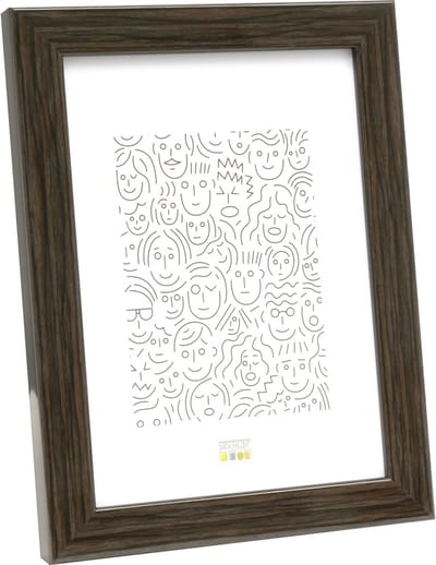 Deknudt Frames fotolijst S46RH7 - bruin wortelhout - foto: 15x20 cm