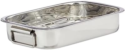 PromoHome Ovenschaal met Rooster - RVS Braadslede voor Grill en Oven