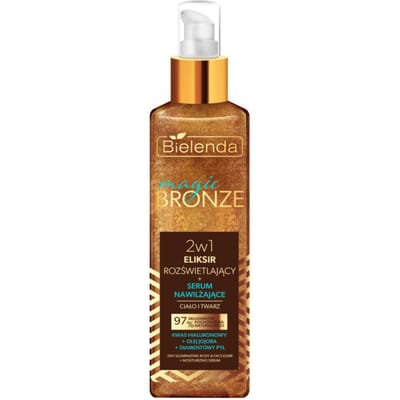 Bielenda Magic Bronze 2-in-1 Illuminating Elixir Moisturising Serum for Face &amp; Body 150 ml