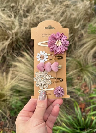 Haarspeldjes voor meisjes - Haaraccessoires meisjes - Haarspeldjes voor meisjes en baby's - Haarknipjes - Haarclips - handgemaakte haaraccessoires