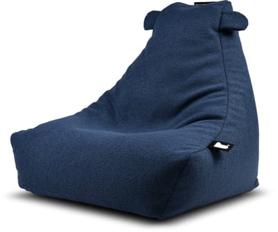 Extreme Lounging - b-bag mini-b teddy - zitzak voor kinderen - voor binnen - zacht & comfortabel - Navy