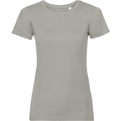 Russell Dames/dames Biologische T-Shirt met korte mouwen (Steen)