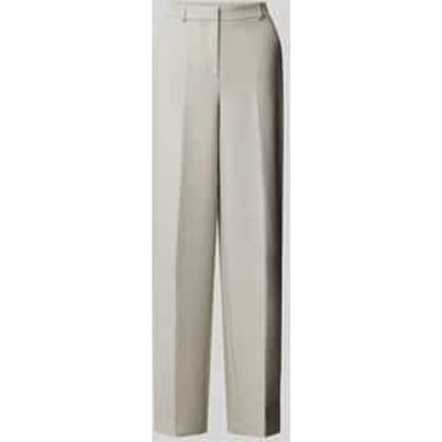 Wide leg stoffen broek met persplooien, model 'RITA-PAXA'
