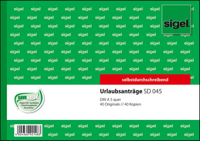 SD045 - 80 sheets - A5 q - Green