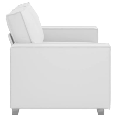 vidaXL - Loveseat - Wit - 160 - cm - Kunstleer