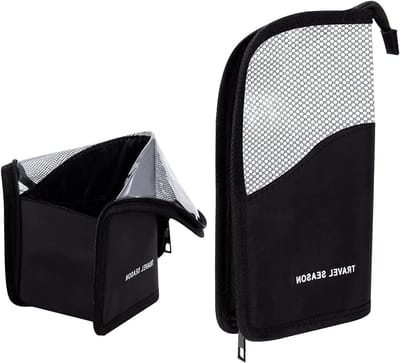 Draagbare Makeup Borstel Tas met Grote Capaciteit voor Make-up, Huidverzorging en Penselen - Ideaal voor Reizen en Organisatie