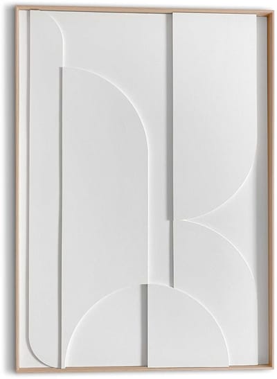 Schilderij 3D Art Geometrische Rust - 70 x 50 - Hout - REINDERS