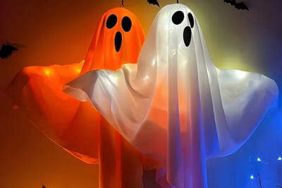 Halloween Versiering Spookjes SET met Lichtjes