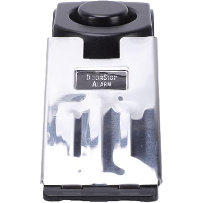Alarme Stop-Porte 120dB Alarme de Sécurité Forte avec 3 Sensibilités Réglables Conception en Coin Stop-Porte Alarme pour Maison Bureau gray