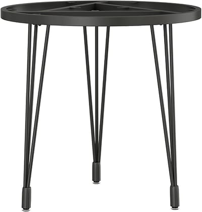 Metalen Tafelpoten - Onderstel Bank Tafel - Meubels Maken - Industrieel Driehoek Design - 40 cm - Zwart