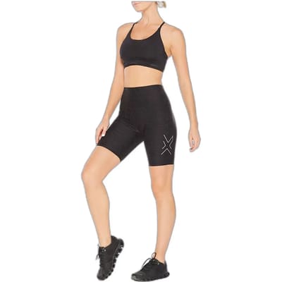 2xu Aero 4´´ Hoge Taille Korte Leggings Zwart XS Vrouw