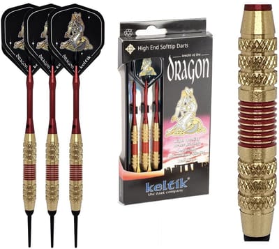 Softdart Soft Dart Pijlen Keltik Dragon Red 16 g