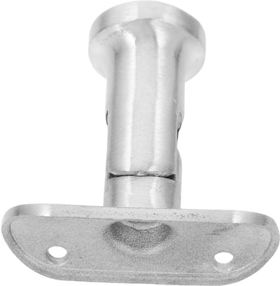 Trapleuning Beugel - Leuningsteun Trap - Veilige Trap Oplossing - Roestvrij Staal - 6.5 x 6.5 x 3 cm - Zilver