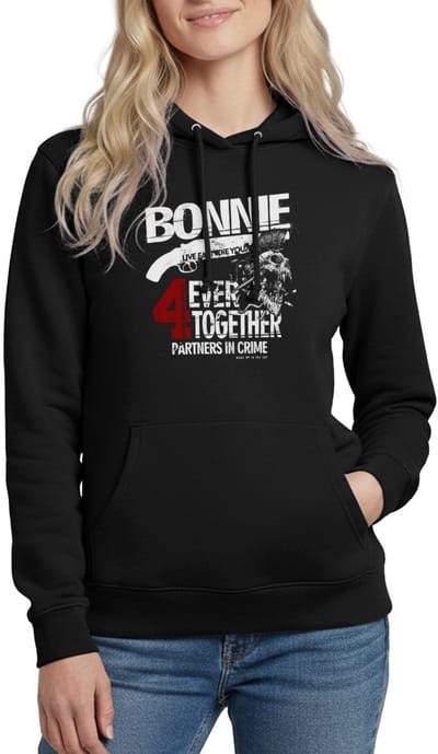 Bonnie En Clyde Partnerlook Liefde Tot In De Stilte Hoodie Dames