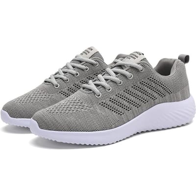 Herenschoenen, casual schoenen, modieuze sportschoenen, ademende hardloopschoenen, outdoor wandeltraining tennisschoenen 41 gray
