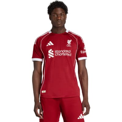Adidas Liverpool FC 25/26 Seizoen Spelersversie Slim Fit Ronde Hals Korte Mouwen Voetbalshirt Heren Tops JY4237 3XL
