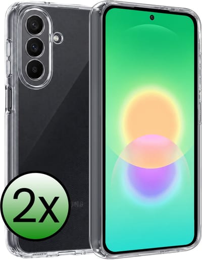 Hoesje 2 Stuks - Geschikt voor Samsung Galaxy A27 - Sterk & Shockproof - Case Siliconen - Back Cover - Telefoon Hoes - Transparant