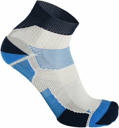 Skafit Sports korte zilversokken maat S (35-37) - blauw - sportsokken - antibacterieel – voetschimmel – eczeem – temperatuur regulerend – vochtregulerend - naadloos