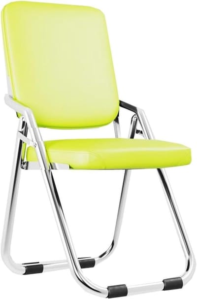 Draagbare Stoelen - Stapelbare Zitplaatsen - Bijeenkomsten Organiseren - Gevoerde Zetel - 46 x 55 x 86 cm - Zwart