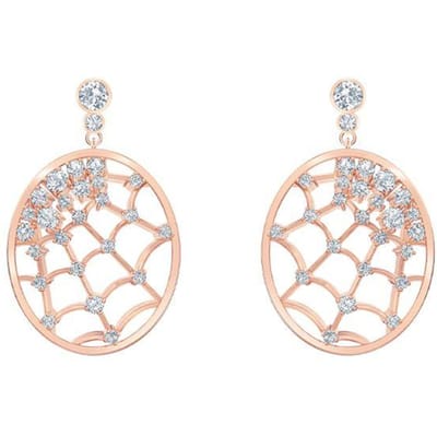 Boucles d'oreilles Swarovski Précisément pour Femmes Or Rose 5488406 Rose Gold white