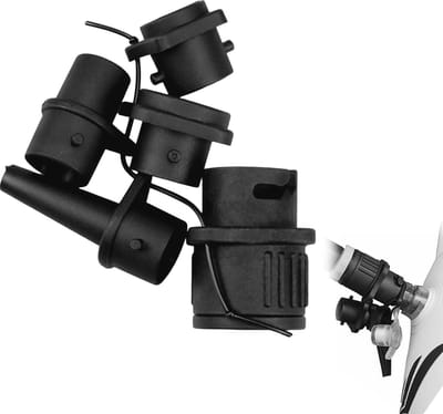Adapter voor Opblaasbare Boten en SUP's met 4 Mondstukken