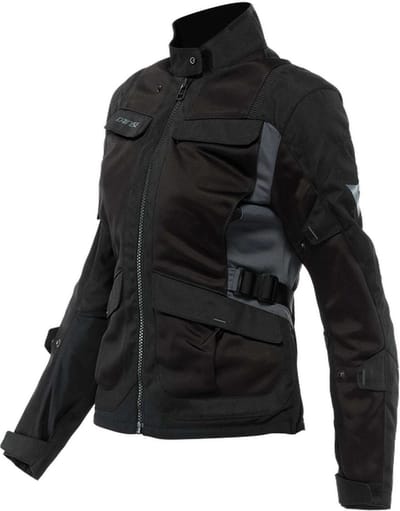 Dainese Desert Lady Tex Jas Zwart Zwart Ebony - Jas