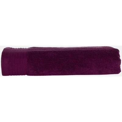 The One Towelling Classic Badlaken - 70 x 140 cm - Hotelkwaliteit - 100% Zacht katoen - Pruim