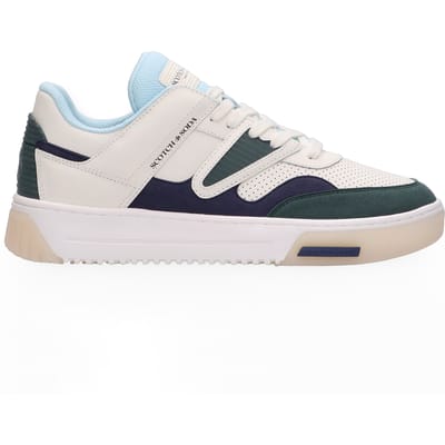Scotch & Soda New Cup Green-white-blue Talla: 40 | Zapatillas Deportivas Outlet | Hombre | Verde