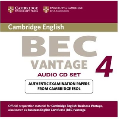 Cambridge Bec 4 Vantage Audio Cds (2) - Cambridge ESOL