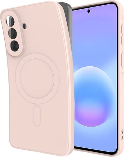 Just in Case hoesje geschikt voor Samsung Galaxy A57 Hoesje geschikt voor MagSafe - Color Backcover - Roze