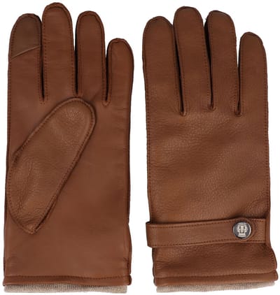 Roeckl Wilhelmshaven Handschoenen Leder - Jongens - saddlebrown