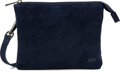 Bear Design Marthe Suede Leren Schoudertas - Blauw