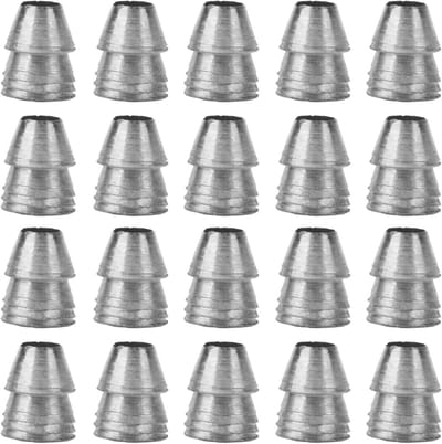 Veiligheidstrolleys met Ronde Handgreep, 20 Stuks Hamer Handgreep Splitswiggen voor Bijl en Slegde, Hoogwaardige Stalen Wiggen (Diameter 10mm)