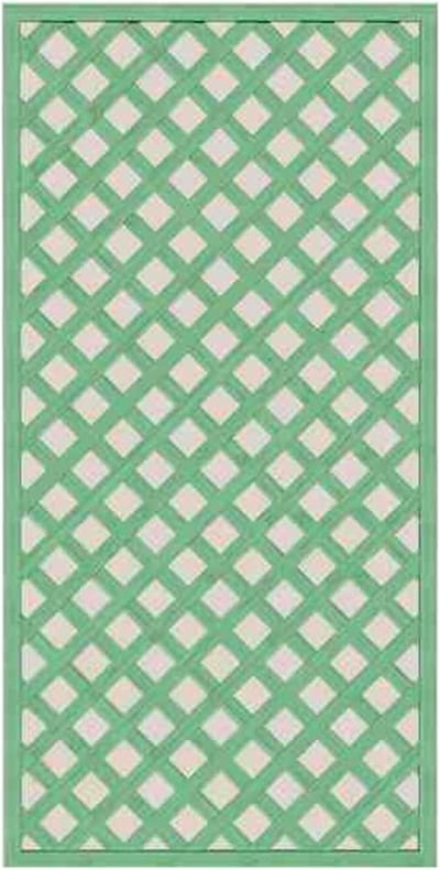 Buiten Scheidingsscherm - Tuinrand Kamerverdeler - Terras Gazon - Stevig Houtontwerp - 90x150cm - Groen