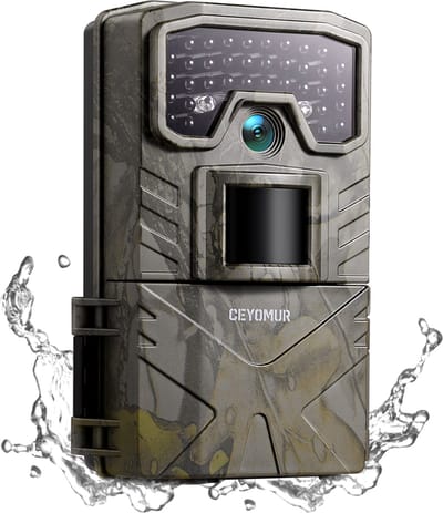 CEYOMUR CY50 Wildcamera - 20MP 1080P - Nachtzicht - IP66 Waterdicht - Wildlife Monitoring