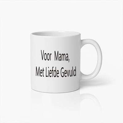 Voor Mama, Met Liefde Gevuld – Hartelijke Cadeau Koffiemok voor Moeders