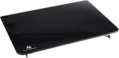 Maclean - Glas kast / DVD rek - Wandplank - voor DVD of Tuner tot 8 kg