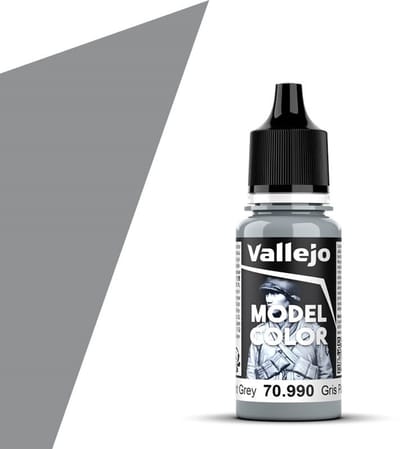 Vallejo Hobbyverf Acrylverf - 70990 Model Color Light Grey - Acryl Verf flesje - 17 ml