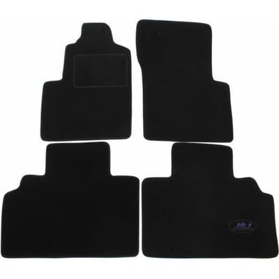 Tapis De Sol Noir Velours - J&J Automotive - Renault Espace 2000-2003 - Sur Mesure - Antidérapant - Imperméable noir