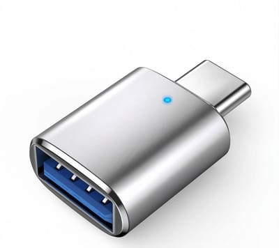 Nereb - USB C naar USB A Adapter - USB C naar USB Adapter - USB C naar USB A Converter met USB A Female Poort