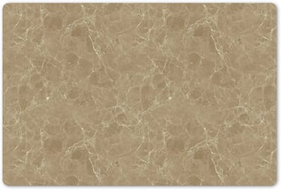 Placemats 45x30 cm - Placemat kunststof - 1 stuk - Beige - Marmer - Witte aders - Borden onderleggers - Decoratie voor op tafel - Keuken tafeldecoratie accessoires - Vinyl onderlegger - Tafelversiering
