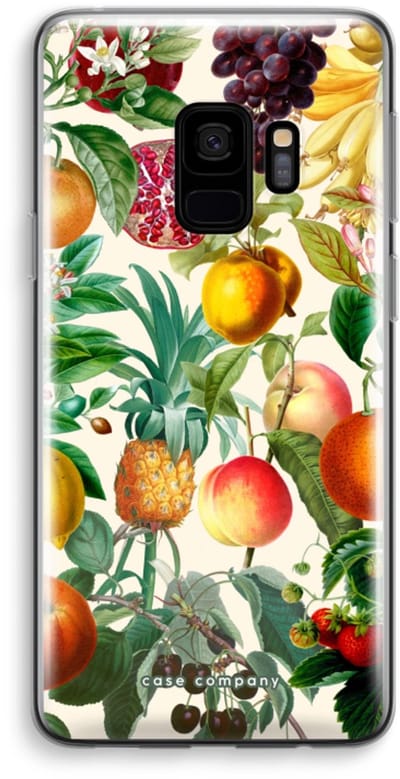 Case Company® - Hoesje geschikt voor Samsung Galaxy S9 hoesje - Classic Flora - Soft Cover Telefoonhoesje - Bescherming aan alle Kanten en Schermrand