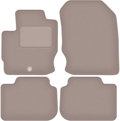 Wielganizator WLG-CARLUX – Velours Automatten – Beige – Mitsubishi Colt VII HB – 2008-2012