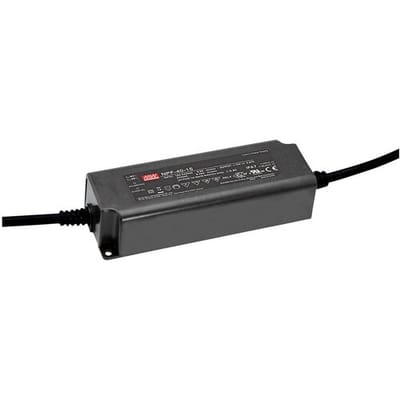 MEAN WELL NPF-40-12 LED-driver, LED-transformator Constante spanning, Constante stroomsterkte 40 W 3.34 A 7.2 - 12 V/DC Niet dimbaar, PFC-schakeling,