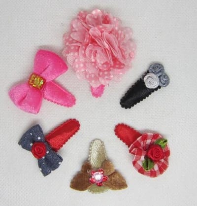 ZoeZo Design - Set van 6 - baby - peuter - haarclips - haarspeldjes - lengte circa 5 cm