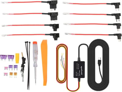 Dailygoody - Dash Cam Hardwire Kit - Voedingskabel voor Dashcams - Eenvoudige installatie - Type C - Geschikt voor GPS Apparaten - Duurzaam en betrouw